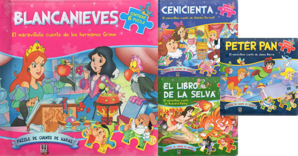 LIBRO PUZZLE CUENTOS CLASICOS