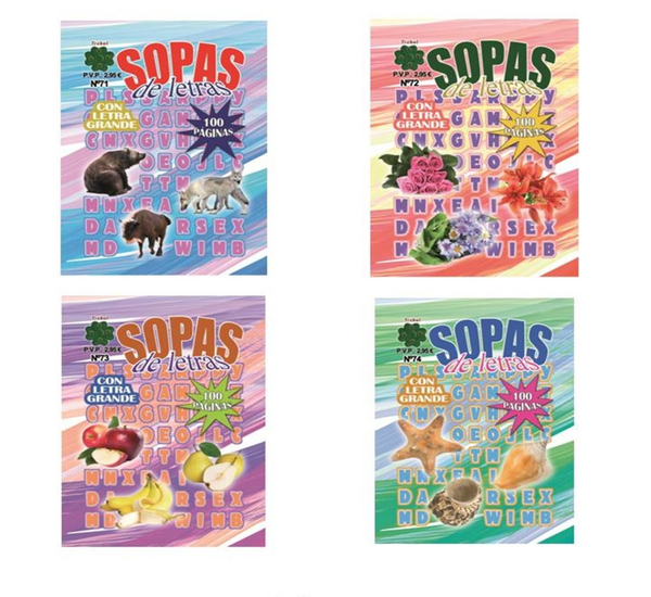 PASATIEMPOS SOPAS DE LETRAS MINI (25)