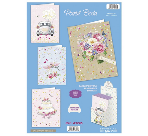 TARJETA FELICITACION BODA (48)