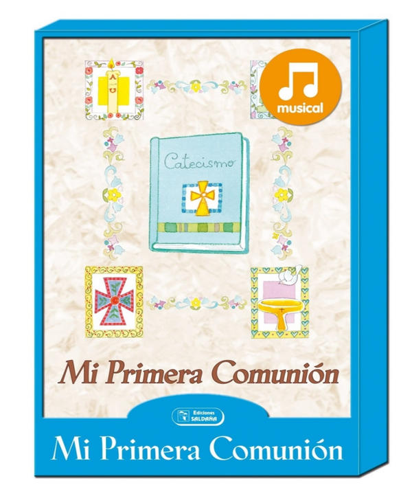 LIBRO COMUNION ESTUCHADO MUSICAL
