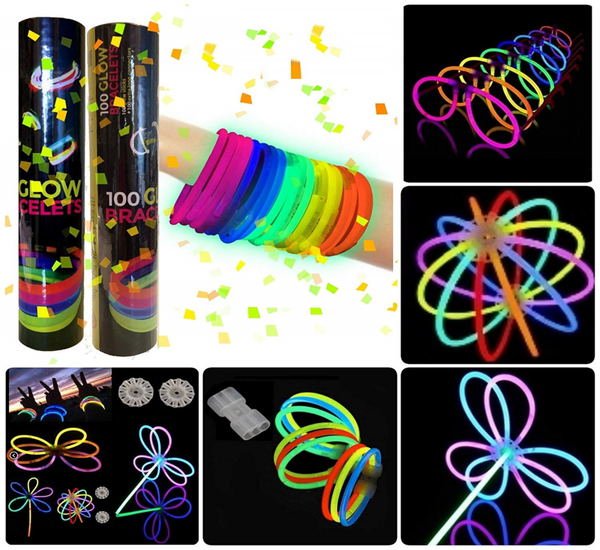 PULSERAS LUMINOSAS SET 50ud