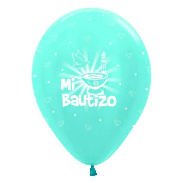 GLOBOS MI BAUTIZO 6ud NIÑO