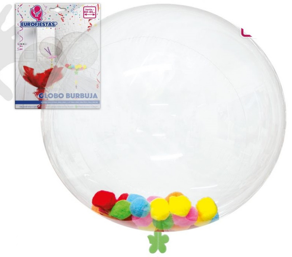 GLOBO TRANSPARENTE BURBUJA 60cm