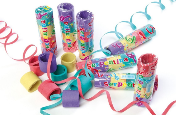 SERPENTINA PAPEL ROLLO COLORES