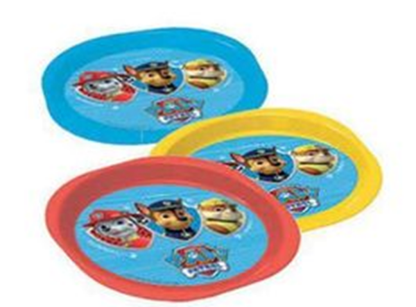 PLATOS MELAMINA 3ud PAW PATROL