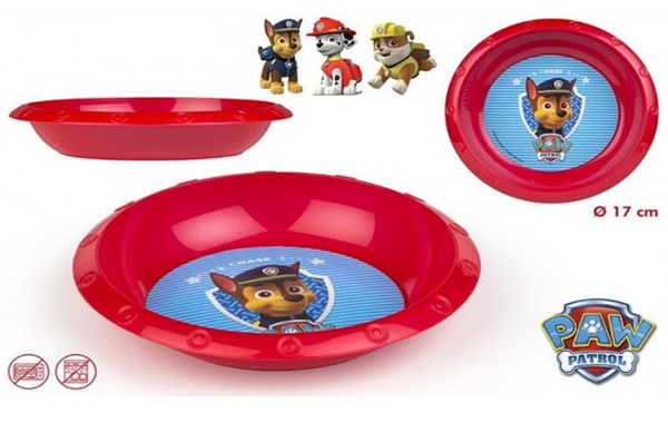 BOL PLASTICO PAW PATROL 17cm