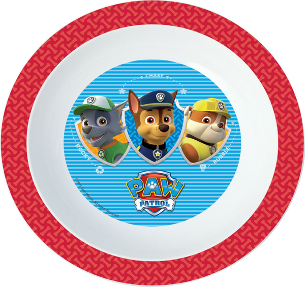BOL MELAMINA MICROONDAS PAW PATROL