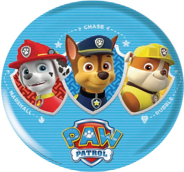 PLATO MELAMINA MICROONDAS PAW PATROL