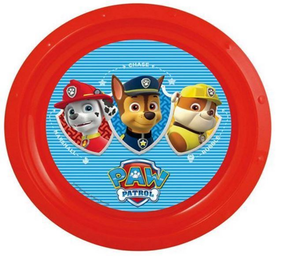 PLATO PLASTICO PAW PATROL