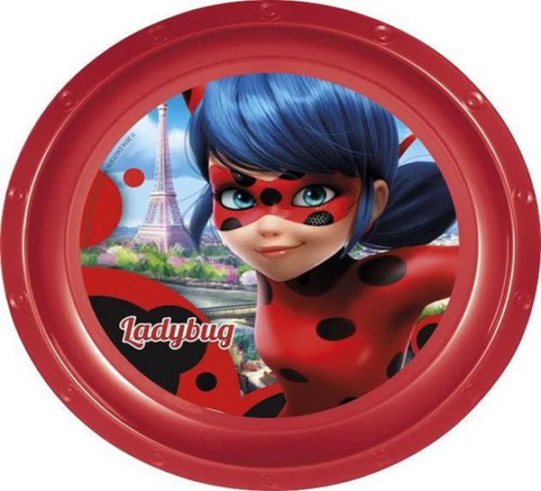 PLATO PLASTICO LADYBUG