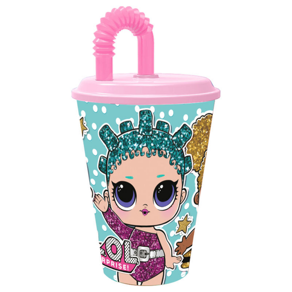 VASO PAJITA MELAMINA LOL 430ml