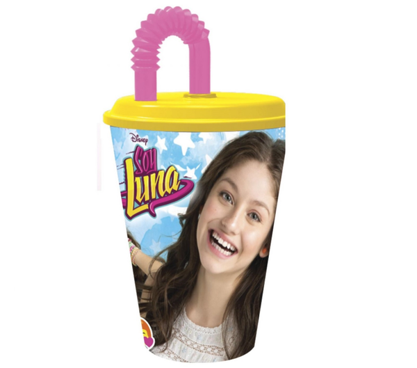 VASO PAJITA MELAMINA SOY LUNA 430ml