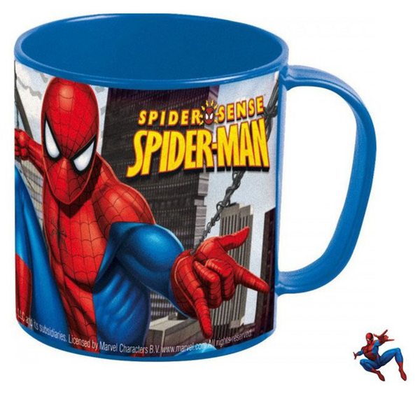 TAZA MELAMINA SPIDERMAN 350ml