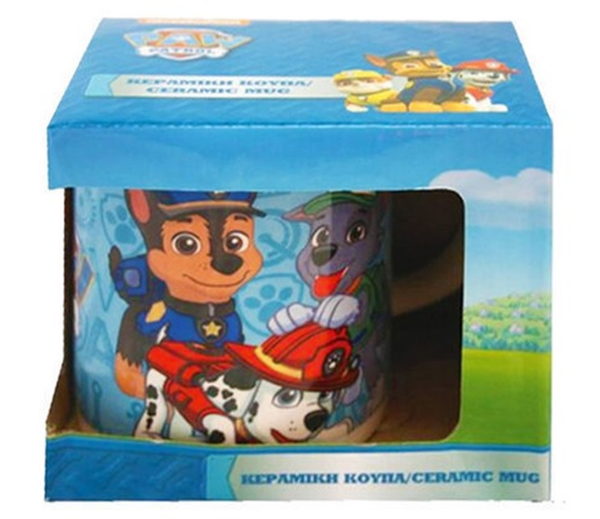 TAZA CERAMICA PAW PATROL CAJA 240ml