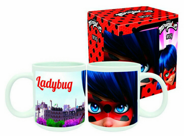 TAZA CERAMICA LADYBUG CAJA 360ml