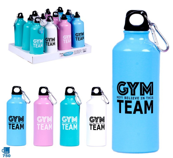 BOTELLA ALUMINIO SPORT MOSQUETON 750ml