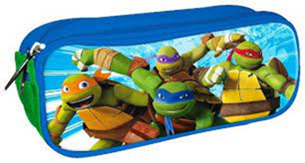 ESTUCHE 2CREMALLERAS TORTUGAS NINJA