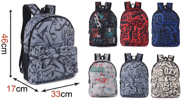 MOCHILA JUVENIL 2CREMALLERAS
