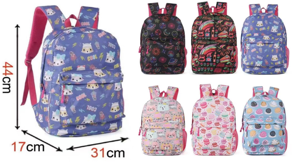 MOCHILA JUVENIL 2CREMALLERAS