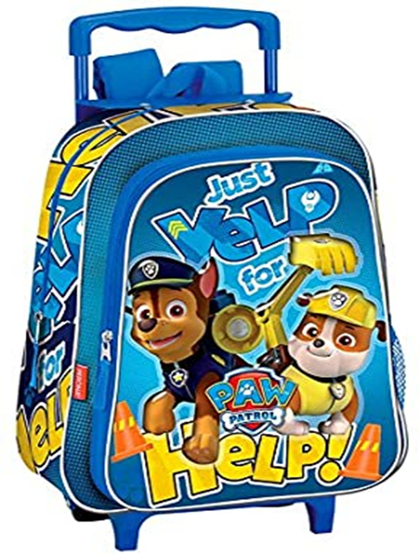 MOCHILA CARRO INF. PAW PATROL 31x24cm