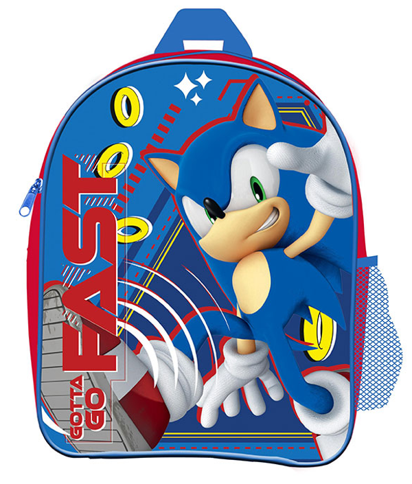 MOCHILA INF. SONIC 26x22cm