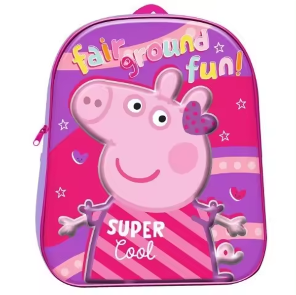 MOCHILA 3D PEPPA PIG 31x26cm