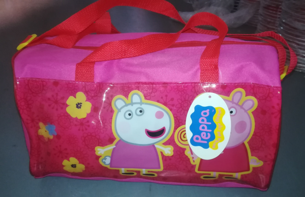 BOLSO DEPORTE PEPPA PIG ASAS 42x24cm
