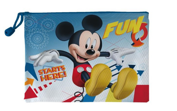 NECESER IMPERMEABLE CREMALLERA MICKEY 23x18cm