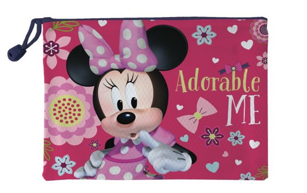 NECESER IMPERMEABLE CREMALLERA MINNIE 23x18cm
