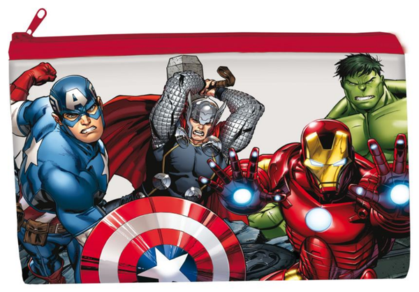 NECESER IMPERMEABLE CREMALLERA AVENGERS 24x15cm