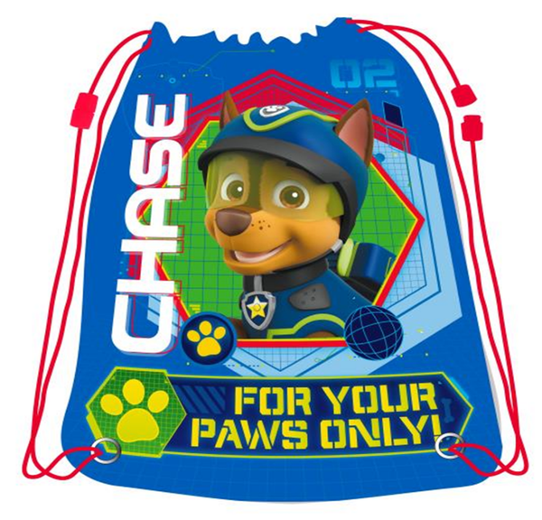 SACO CUERDAS GRANDE PAW PATROL 33x44cm