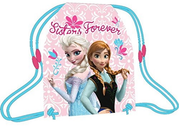 SACO CUERDAS GRANDE FROZEN 33x44cm