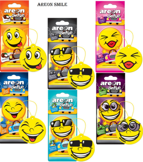AMBIENTADOR COLGAR AREON EMOJIS