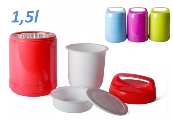 TERMO COMIDA INOX. COLORES 1,5litros