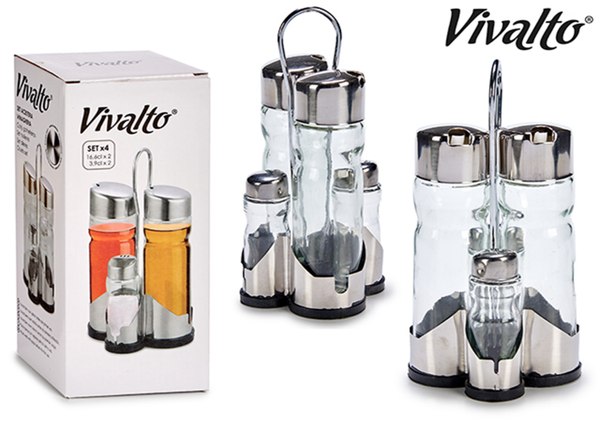 ACEITERA/VINAGRERA COMBO CRISTAL 4pz