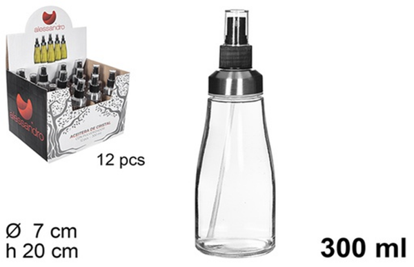 ACEITERA CRISTAL SPRAY LISA 300ml
