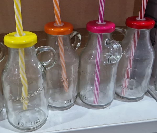 JARRITA CRISTAL CON PAJITA 300ml