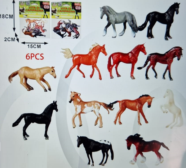 ANIMALES CABALLOS BOLSA