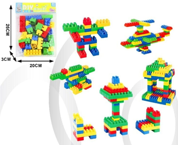 BLOQUES PIEZAS CONSTRUCCION BOLSA