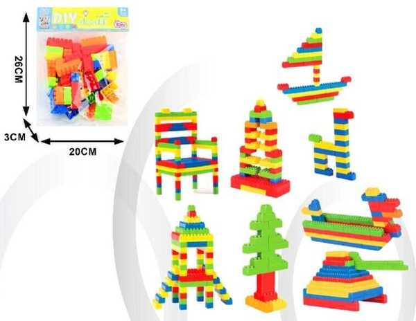 BLOQUES PIEZAS CONSTRUCCION BOLSA