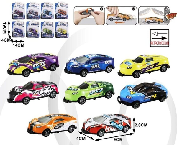 COCHE METAL FRICCION BLISTER