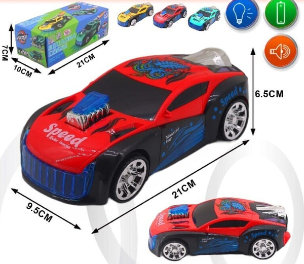 COCHE SPEED ACCION LUZ/SONIDO