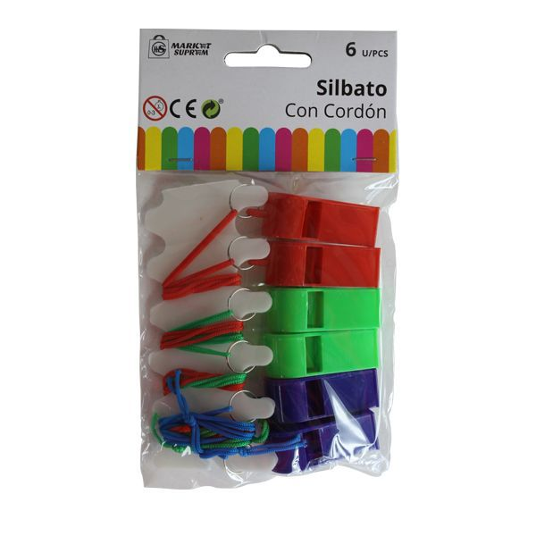 SILBATO PLASTICO 6ud BLISTER (12)