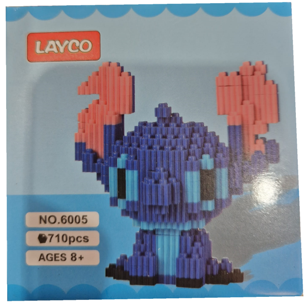 JUEGO CONSTRUCCION LILO & STITCH AZUL