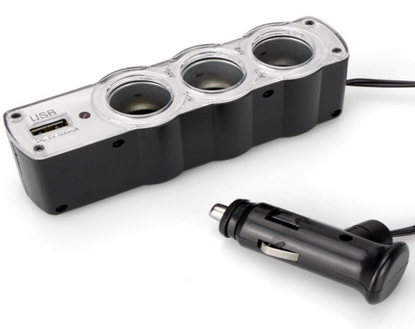 ADAPTADOR TRIPLE CARGADOR MECHERO