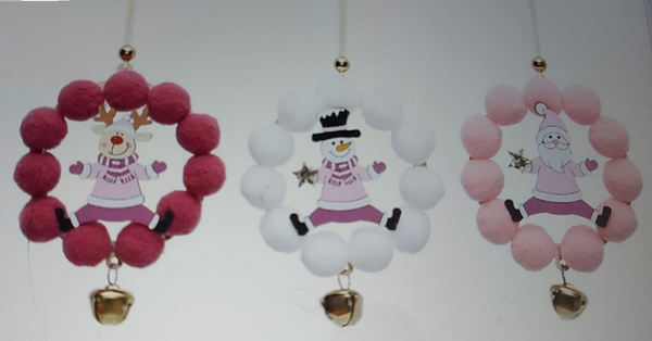 FIGURA COLGANTE MADERA 3SURTIDAS