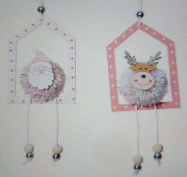 FIGURA COLGANTE MADERA 2SURTIDAS