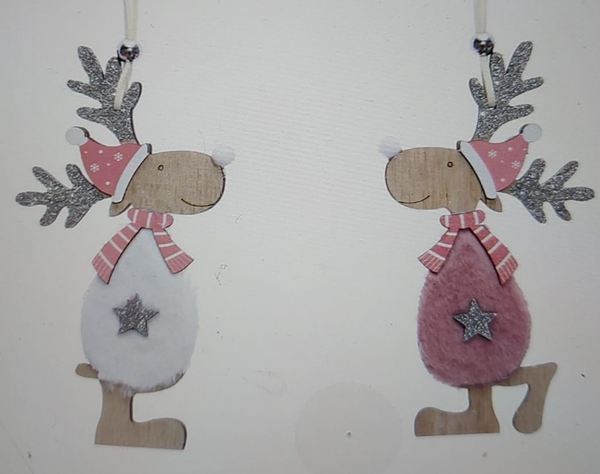 FIGURA COLGANTE RENO MADERA 2SURTIDAS