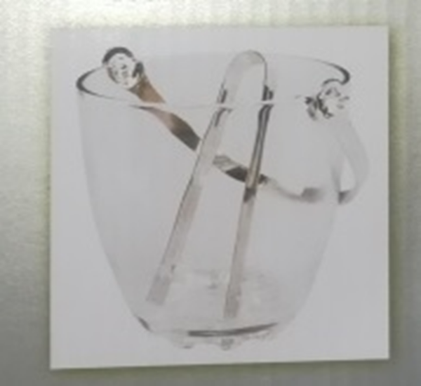 CUBITERA CRISTAL DAMASCO CON PINZAS