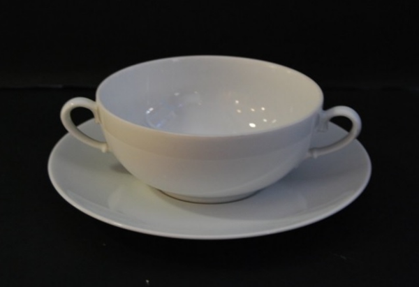 TAZON CONSOME CERAMICA+PLATO